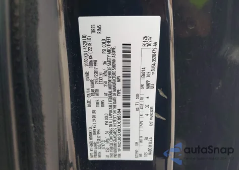 2014 Ford Escape Se из США, поврежденный, VIN 1FMCU0GX8EUC85384